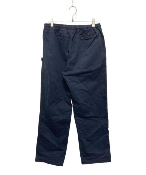 stussy（ステューシー）stussy (ステューシー) BEACH PANT COTTON TWILL ネイビー サイズ:Ⅿの古着・服飾アイテム