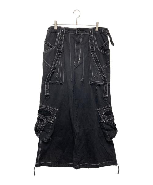 TRIPP NYC（トリップニューヨークシティー）TRIPP NYC (トリップニューヨークシティー) デザインカーゴパンツ ブラック サイズ:Ⅼの古着・服飾アイテム