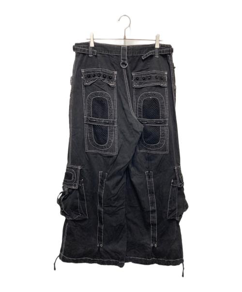 TRIPP NYC（トリップニューヨークシティー）TRIPP NYC (トリップニューヨークシティー) デザインカーゴパンツ ブラック サイズ:Ⅼの古着・服飾アイテム