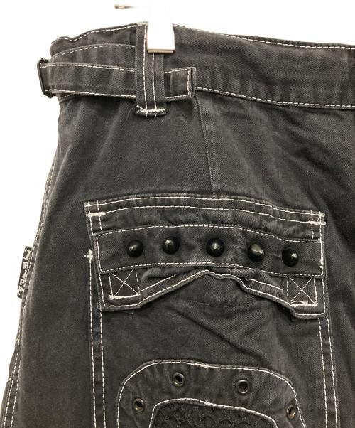 TRIPP NYC（トリップニューヨークシティー）TRIPP NYC (トリップニューヨークシティー) デザインカーゴパンツ ブラック サイズ:Ⅼの古着・服飾アイテム