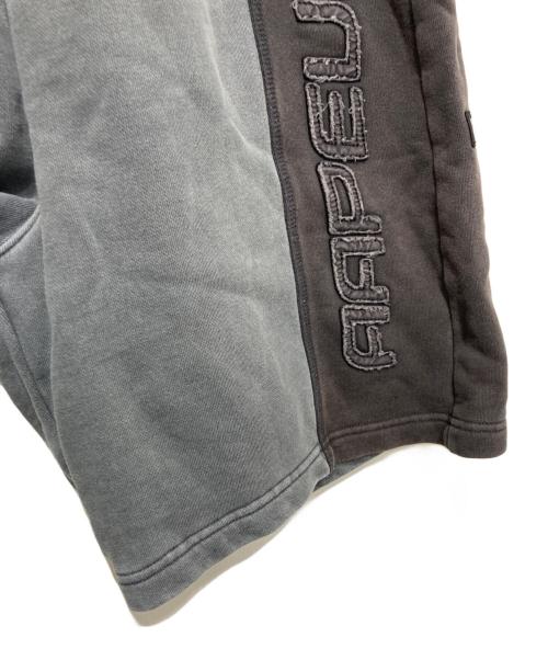 Aape BY A BATHING APE（エーエイプ バイ アベイシングエイプ）AAPE BY A BATHING APE (エーエイプ バイ アベイシングエイプ) ムーンフェイス刺繍スウェットショーツ グレー サイズ:Lの古着・服飾アイテム
