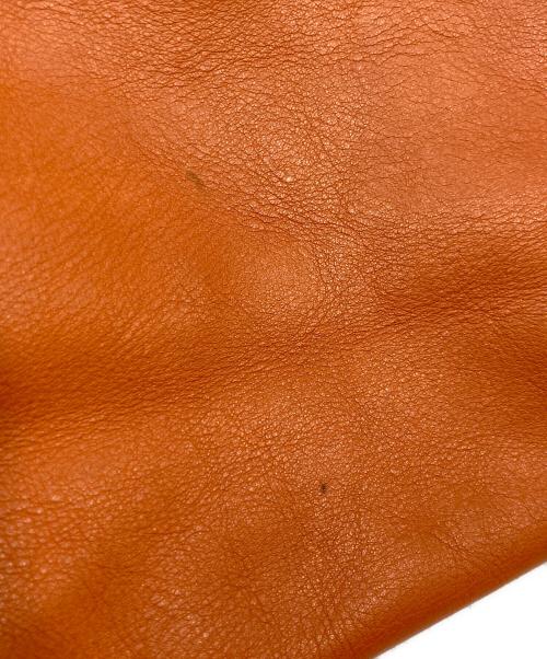 COACH（コーチ）COACH (コーチ) レザートートバッグ オレンジの古着・服飾アイテム