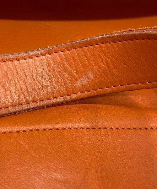COACH（コーチ）COACH (コーチ) レザートートバッグ オレンジの古着・服飾アイテム