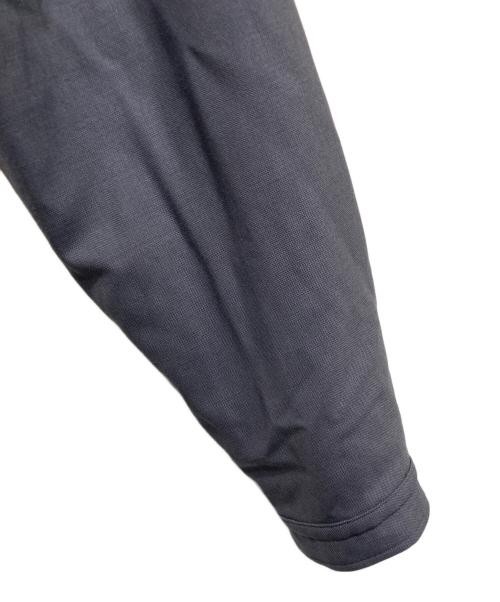 The CLASIK（ザ クラシック）The CLASIK (ザ クラシック) DORMEUIL TONIK WOOL  バンドカラーシャツ グレー サイズ:48の古着・服飾アイテム