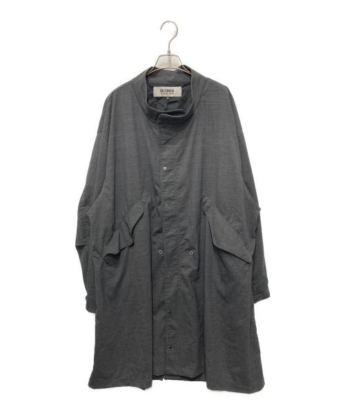BASISBROEK（バージスブルック）BASISBROEK (バージスブルック) ウールブレンドスタンドカラーコート グレー サイズ:5の古着・服飾アイテム