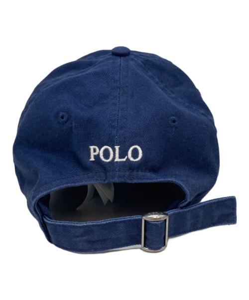 POLO RALPH LAUREN（ポロ・ラルフローレン）POLO RALPH LAUREN (ポロ・ラルフローレン) CLASSIC SPORT CAP ネイビーの古着・服飾アイテム