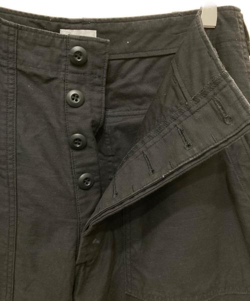 CIOTA（シオタ）CIOTA (シオタ) スビンコットンバックサテンベイカーパンツ ブラック サイズ:4の古着・服飾アイテム