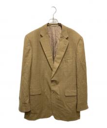 BURBERRY LONDON（バーバリーロンドン）の古着「チェックテーラードジャケット」｜ベージュ