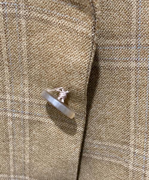 BURBERRY LONDON（バーバリーロンドン）BURBERRY LONDON (バーバリーロンドン) チェックテーラードジャケット ベージュ サイズ:不明の古着・服飾アイテム
