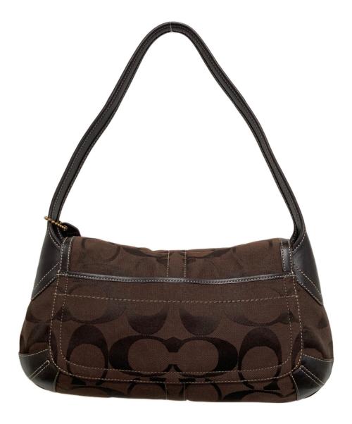 COACH（コーチ）COACH (コーチ) エルゴ シグネチャーワンショルダーバッグ ブラウンの古着・服飾アイテム