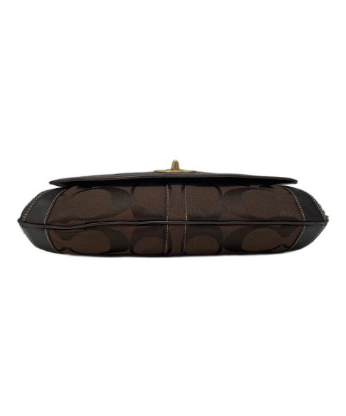 COACH（コーチ）COACH (コーチ) エルゴ シグネチャーワンショルダーバッグ ブラウンの古着・服飾アイテム