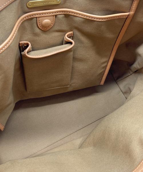RALPH LAUREN（ラルフローレン）RALPH LAUREN (ラルフローレン) 馬具プリントキャンバストートバッグ レッドの古着・服飾アイテム