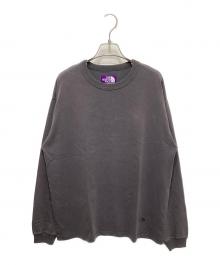 THE NORTHFACE PURPLELABEL（ザ・ノースフェイス パープルレーベル）の古着「ガーメントダイ フィールド ロングスリーブ Tシャツ」｜グレー