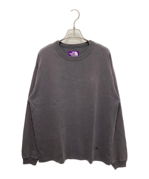 THE NORTHFACE PURPLELABEL（ザ・ノースフェイス パープルレーベル）THE NORTHFACE PURPLELABEL (ザ・ノースフェイス パープルレーベル) ガーメントダイ フィールド ロングスリーブ Tシャツ グレー サイズ:Ｓの古着・服飾アイテム