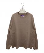 THE NORTHFACE PURPLELABELザ・ノースフェイス パープルレーベル）の古着「ガーメントダイ フィールド ロングスリーブ Tシャツ」｜ベージュ