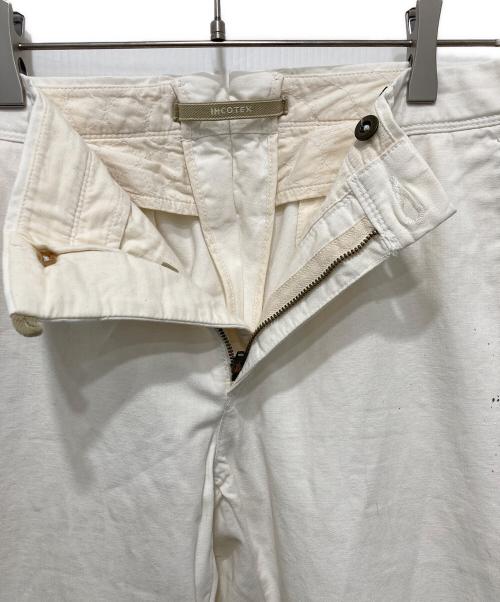 INCOTEX（インコテックス）INCOTEX (インコテックス) ペンキ加工チノスラックス ホワイト サイズ:34の古着・服飾アイテム