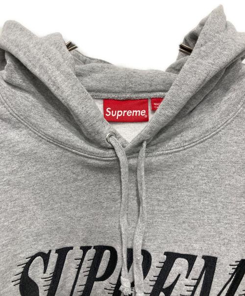 SUPREME（シュプリーム）Supreme (シュプリーム) Crossover Hooded Sweatshirt グレー サイズ:Lの古着・服飾アイテム