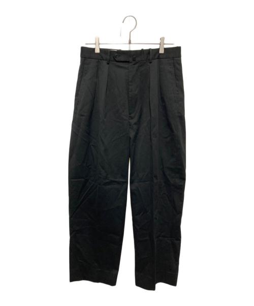 STEVEN ALAN（スティーブンアラン）STEVEN ALAN (スティーブンアラン) ウエポン ニドム イン ツープリーツ ドレス トラウザーズ ブラック サイズ:Ⅿの古着・服飾アイテム