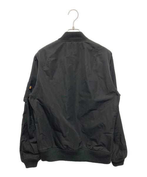 ALPHA（アルファ）ALPHA (アルファ) MA-1ジャケット ブラック サイズ:Ⅼの古着・服飾アイテム