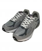 NEW BALANCEニューバランス）の古着「990V3ローカットスニーカー」｜グレー
