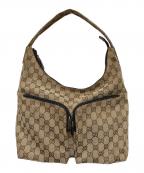 GUCCIグッチ）の古着「GGキャンバスワンショルダーバッグ」｜ベージュ