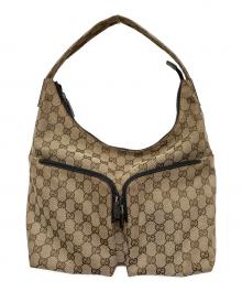 GUCCI（グッチ）の古着「GGキャンバスワンショルダーバッグ」｜ベージュ