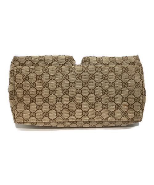 GUCCI（グッチ）GUCCI (グッチ) GGキャンバスワンショルダーバッグ ベージュの古着・服飾アイテム