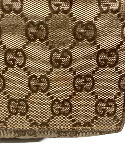 GUCCI（グッチ）GUCCI (グッチ) GGキャンバスワンショルダーバッグ ベージュの古着・服飾アイテム