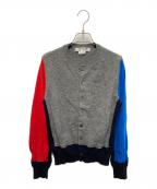 COMME des GARCONS COMME des GARCONSコムデギャルソン コムデギャルソン）の古着「切替クルーネックカーディガン」｜グレー
