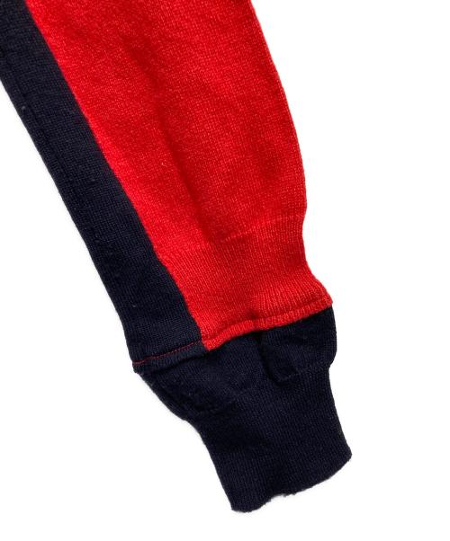 COMME des GARCONS COMME des GARCONS（コムデギャルソン コムデギャルソン）COMME des GARCONS COMME des GARCONS (コムデギャルソン コムデギャルソン) 切替クルーネックカーディガン グレー サイズ:Ⅿの古着・服飾アイテム