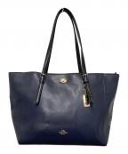 COACHコーチ）の古着「ロックキャリーオールトートバッグ」｜ネイビー