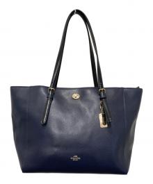 COACH（コーチ）の古着「ロックキャリーオールトートバッグ」｜ネイビー