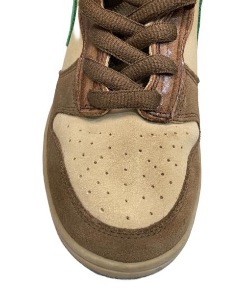 NIKE SB（ナイキエスビー）NIKE SB (ナイキエスビー) DUNK HIGH PREMIUM SB ブラウン×グリーン サイズ:27.5ｃｍの古着・服飾アイテム