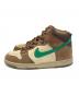 NIKE SB (ナイキエスビー) DUNK HIGH PREMIUM SB ブラウン×グリーン サイズ:27.5ｃｍ：20000円