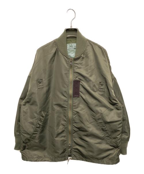 VOTE MAKE NEW CLOTHES（ヴォートメイクニュークローズ）VOTE MAKE NEW CLOTHES (ヴォートメイクニュークローズ) MA-1ジャケット カーキ サイズ:Sの古着・服飾アイテム