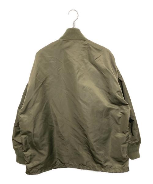 VOTE MAKE NEW CLOTHES（ヴォートメイクニュークローズ）VOTE MAKE NEW CLOTHES (ヴォートメイクニュークローズ) MA-1ジャケット カーキ サイズ:Sの古着・服飾アイテム