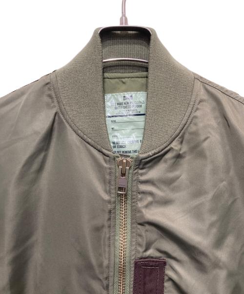 VOTE MAKE NEW CLOTHES（ヴォートメイクニュークローズ）VOTE MAKE NEW CLOTHES (ヴォートメイクニュークローズ) MA-1ジャケット カーキ サイズ:Sの古着・服飾アイテム