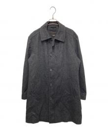 HUGO BOSS（ヒューゴ ボス）の古着「ステンカラーコート」｜グレー