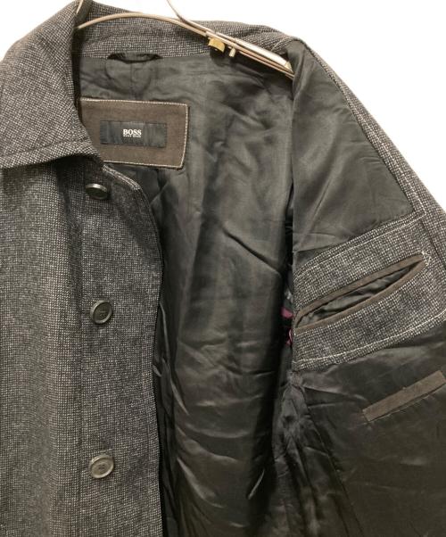 HUGO BOSS（ヒューゴ ボス）HUGO BOSS (ヒューゴ ボス) ステンカラーコート グレー サイズ:46の古着・服飾アイテム