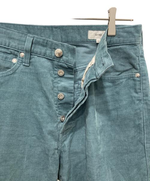 HYKE（ハイク）HYKE (ハイク) コーデュロイパンツ グリーン サイズ:32の古着・服飾アイテム