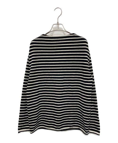 BATONER（バトナ―）BATONER (バトナ―) PILE WOOL BASQUE SHIRT ホワイト×ブラック サイズ:1の古着・服飾アイテム