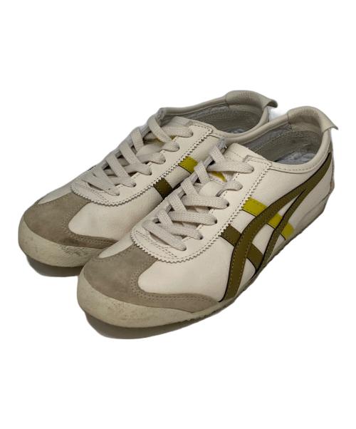 Onitsuka Tiger（オニツカタイガー）Onitsuka Tiger (オニツカタイガー) メキシコ66 ローカットスニーカー アイボリー サイズ:US5.5の古着・服飾アイテム