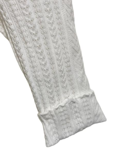 MOON TREE PLANET（ムーンツリープラネット）MOON TREE PLANET (ムーンツリープラネット) Lace half leggings ホワイト サイズ:Ⅿの古着・服飾アイテム