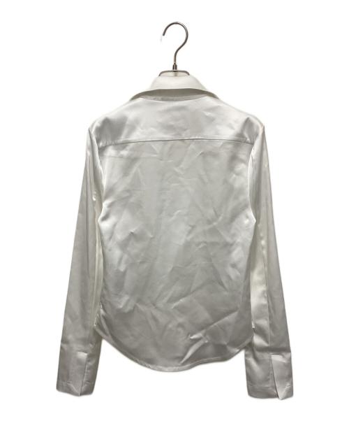 DICH HENDERSON（ディッチ ヘンダーソン）DICH HENDERSON (ディッチ ヘンダーソン) Silk-like Shirt ホワイト サイズ:FREEの古着・服飾アイテム