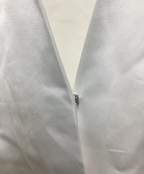 DICH HENDERSON（ディッチ ヘンダーソン）DICH HENDERSON (ディッチ ヘンダーソン) Silk-like Shirt ホワイト サイズ:FREEの古着・服飾アイテム