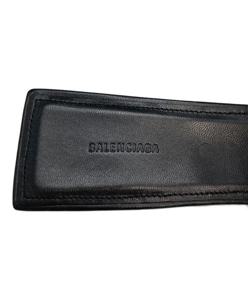 BALENCIAGA（バレンシアガ）BALENCIAGA (バレンシアガ) ロゴフリンジミュール ブラック サイズ:37の古着・服飾アイテム