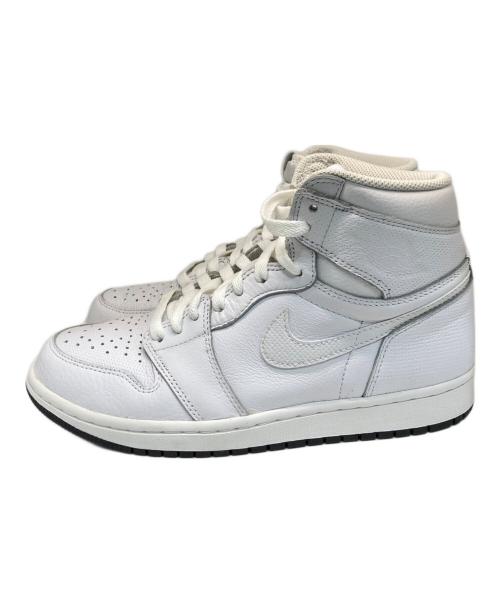 NIKE（ナイキ）NIKE (ナイキ) エアジョーダン1 レトロ ハイ ホワイト サイズ:26cmの古着・服飾アイテム