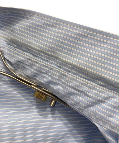 COOTIE PRODUCTIONS（クーティープロダクツ）COOTIE PRODUCTIONS (クーティープロダクツ) Stripe Broad Oversized L/S Shirt スカイブルー サイズ:Sの古着・服飾アイテム