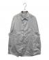 COOTIE PRODUCTIONS（クーティープロダクツ）の古着「Stripe Broad Oversized L/S Shirt」｜スカイブルー