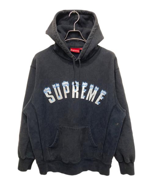 SUPREME（シュプリーム）SUPREME (シュプリーム) Icy Arc Hooded Sweatshirt ブラック サイズ:Ⅼの古着・服飾アイテム